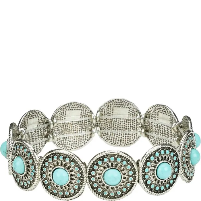 Jewelry Women Justin Boots Justin Concho Bracelet Silver 040grey041