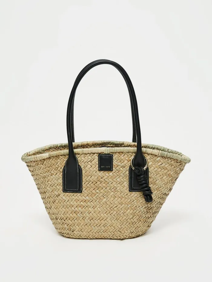 Jigsaw Bags and Clutches Women Chiltern Straw Bag Black