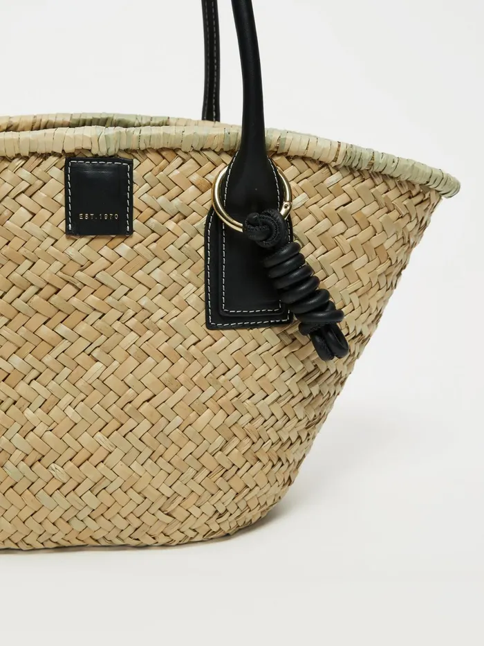 Jigsaw Bags and Clutches Women Chiltern Straw Bag Black