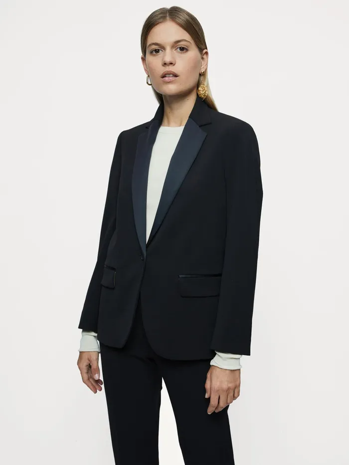 Jigsaw Jackets Women Paris Brook Shortline Blazer Black
