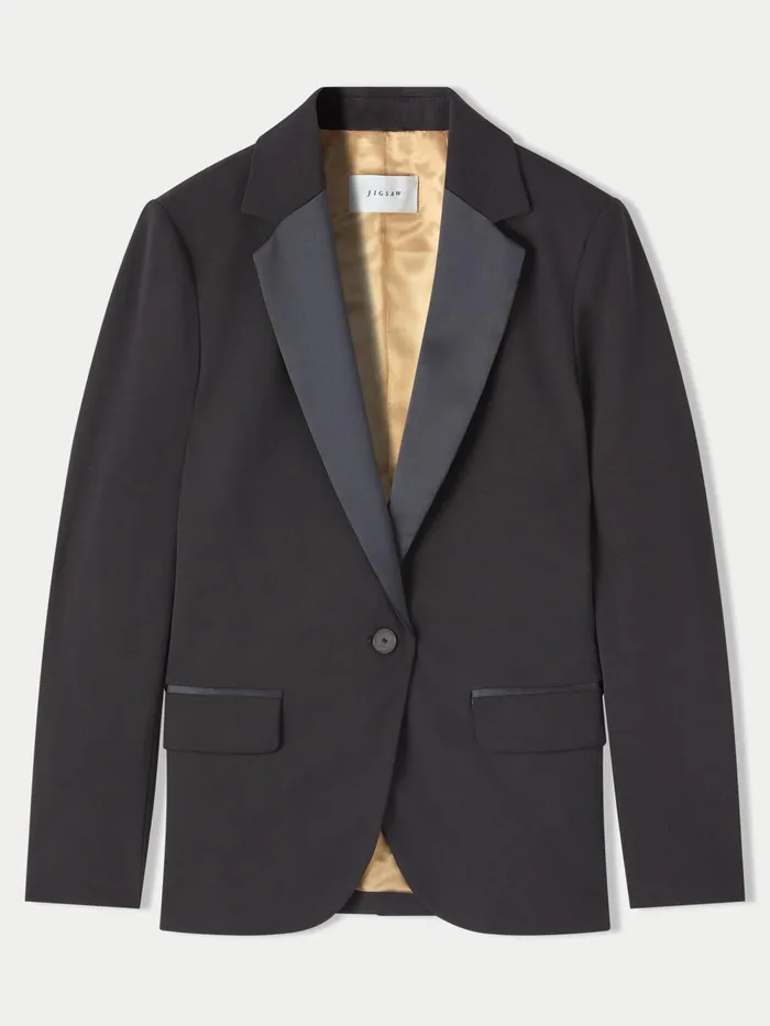 Jigsaw Jackets Women Paris Brook Shortline Blazer Black