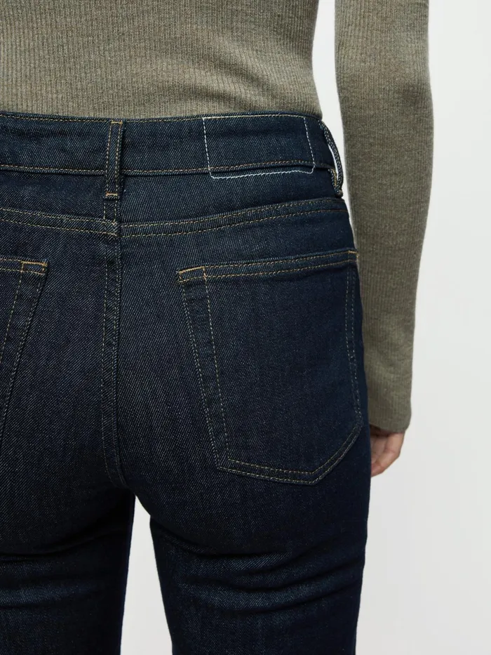 Jigsaw Jeans Women Lea Straight Leg Crop Jean Blue