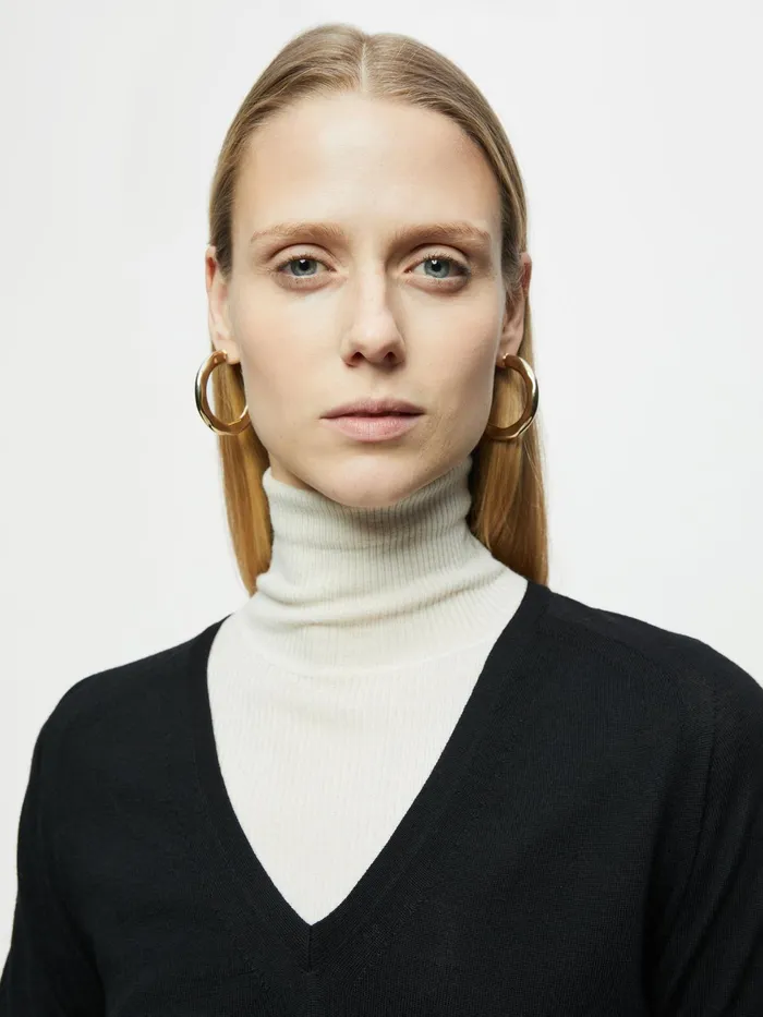 Jigsaw Jewellery Women Callie XI Hoop Earrings Yellow