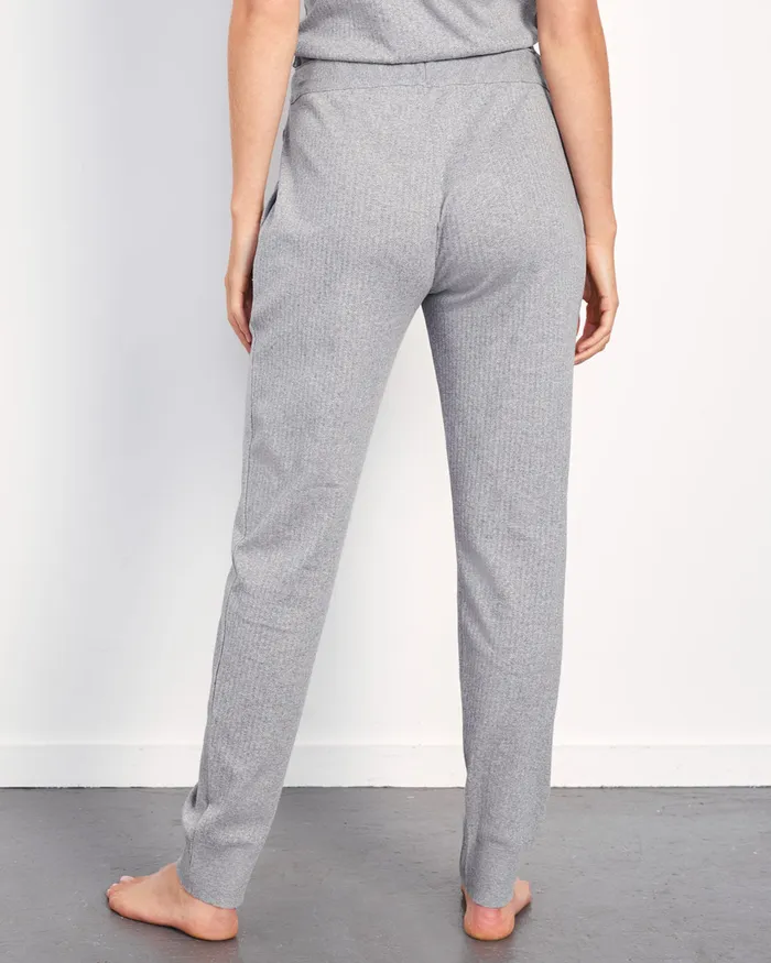 Jigsaw Pyjamas and Loungewear Women Jersey Joggers Organic Cotton Grey