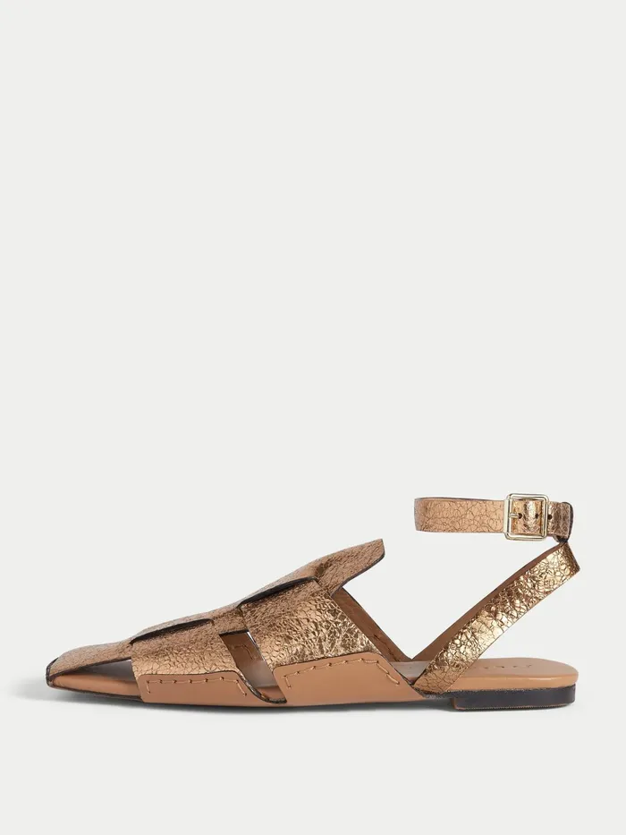 Jigsaw Shoes and Sandals Women Sutton Leather Woven Sandal Yellow