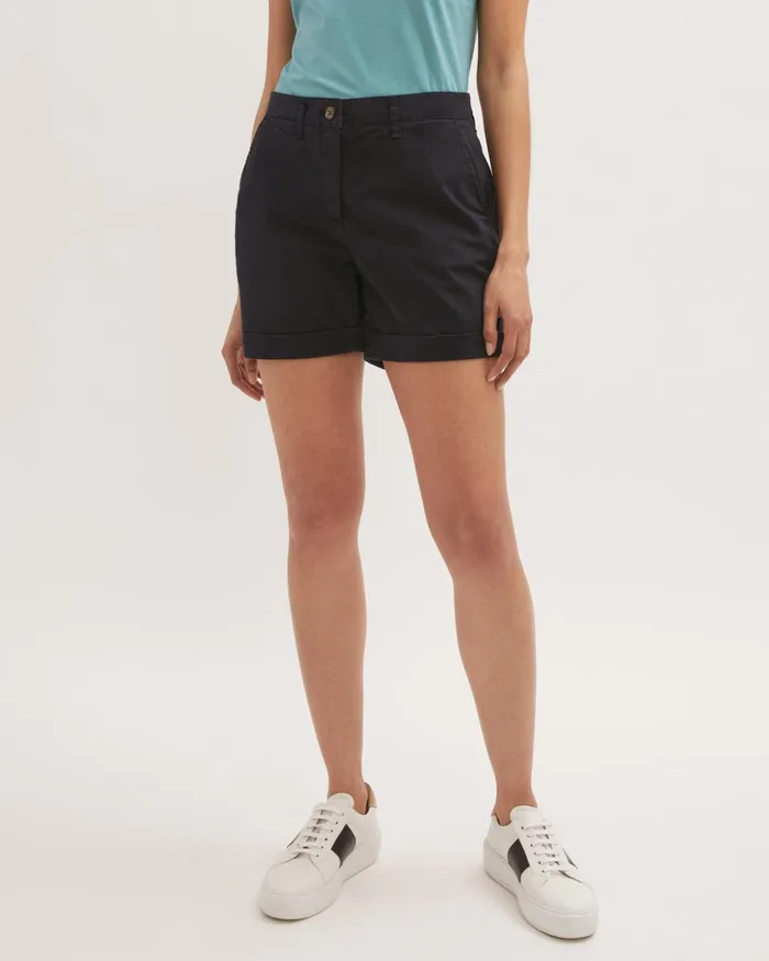 Jigsaw Shorts Women Cotton Chino Short Blue