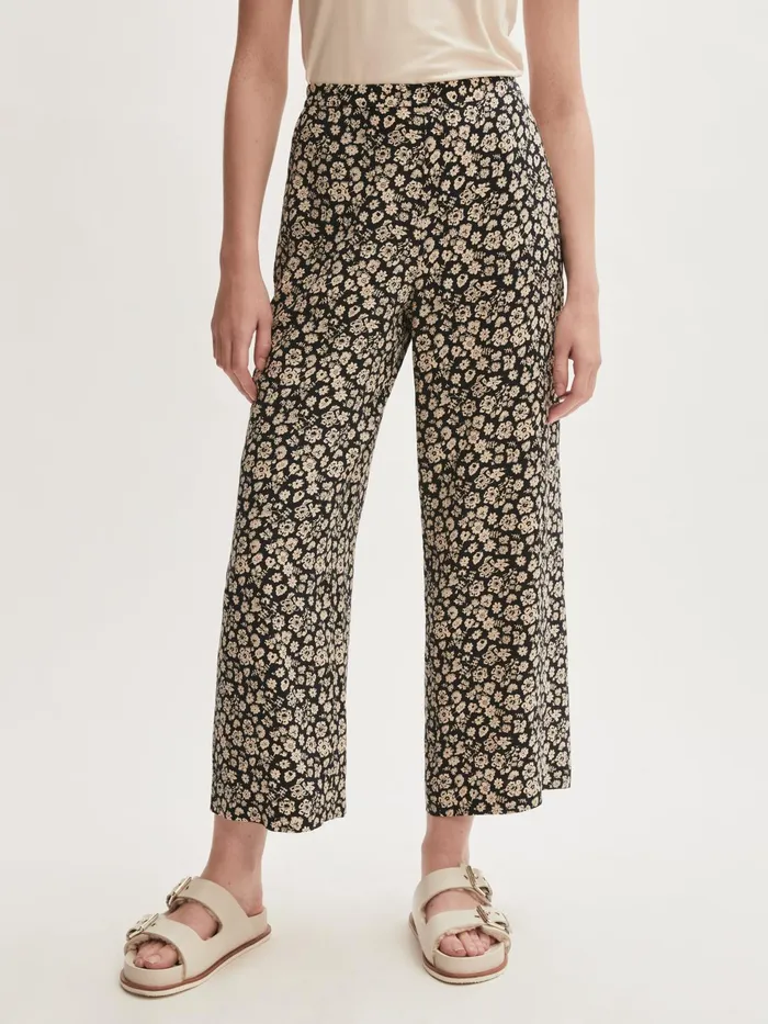 Jigsaw Trousers Women Primrose Palazzo Trouser Blue