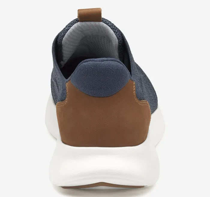 Johnston and Murphy Amherst 20 Knit Plain Toe Navy Heathered Knit Men LaceUps Johnston and Murphy Amherst 20 Knit Plain Toe Navy Heathered Knit Men LaceUps