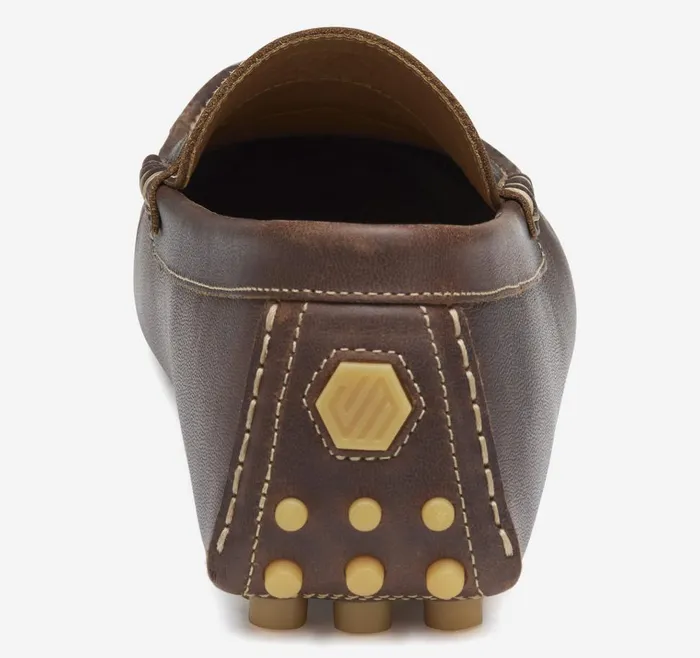 Johnston and Murphy Athens Penny Brown Full Grain Men SlipOns Johnston and Murphy Athens Penny Brown Full Grain Men SlipOns