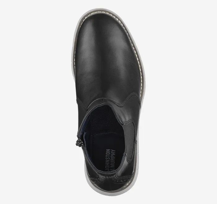 Johnston and Murphy Big Kid Holden Chelsea Boot Black Full Grain Boys Big Kid Johnston and Murphy Big Kid Holden Chelsea Boot Black Full Grain Boys Big Kid