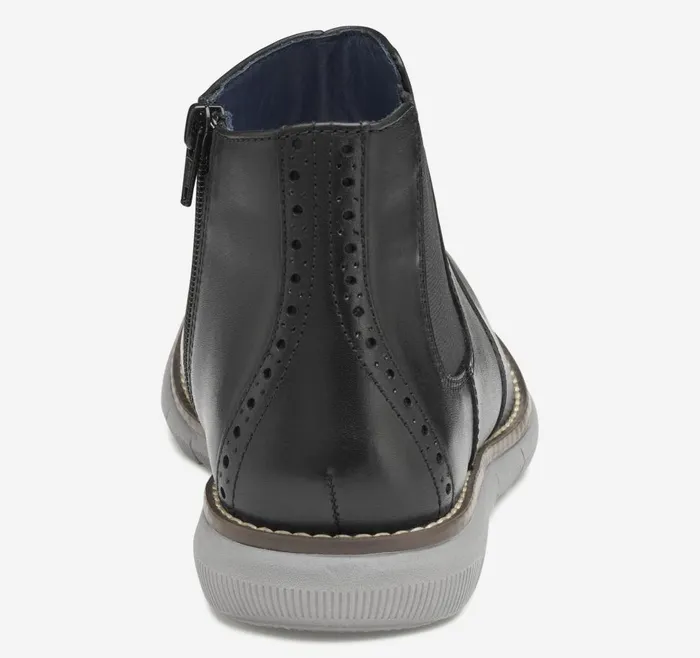 Johnston and Murphy Big Kid Holden Chelsea Boot Black Full Grain Boys Big Kid Johnston and Murphy Big Kid Holden Chelsea Boot Black Full Grain Boys Big Kid