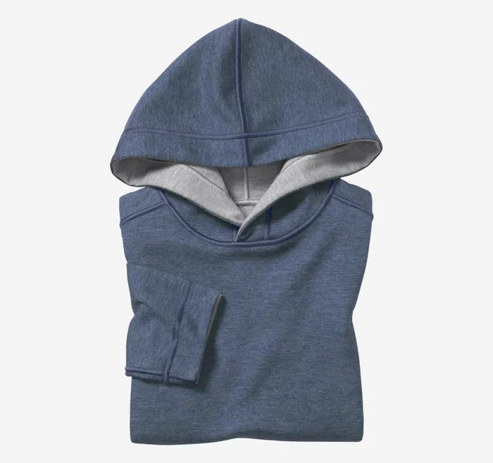 Johnston and Murphy Boys Reversible Solid Hoodie Bluelight Gray Boys Sweaters and Knits Johnston and Murphy Boys Reversible Solid Hoodie Bluelight Gray Boys Sweaters and Knits