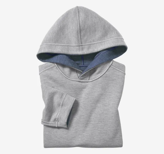 Johnston and Murphy Boys Reversible Solid Hoodie Bluelight Gray Boys Sweaters and Knits Johnston and Murphy Boys Reversible Solid Hoodie Bluelight Gray Boys Sweaters and Knits