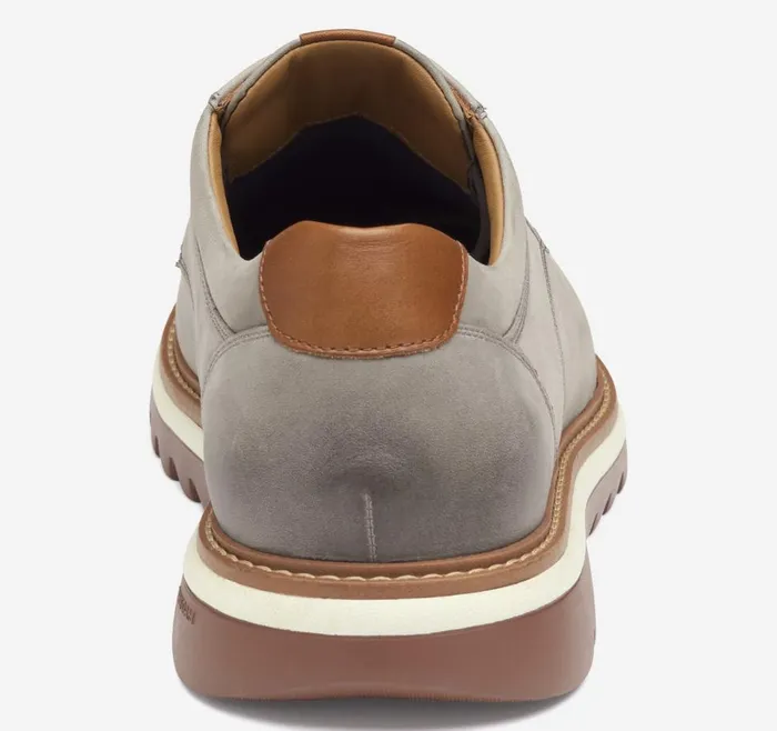 Johnston and Murphy Braydon Plain Toe Gray Oiled Nubuck Men LaceUps Johnston and Murphy Braydon Plain Toe Gray Oiled Nubuck Men LaceUps