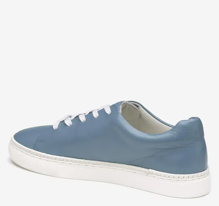 Johnston and Murphy Callie LacetoToe Slate Blue Glove Leather Women Sneakers Johnston and Murphy Callie LacetoToe Slate Blue Glove Leather Women Sneakers
