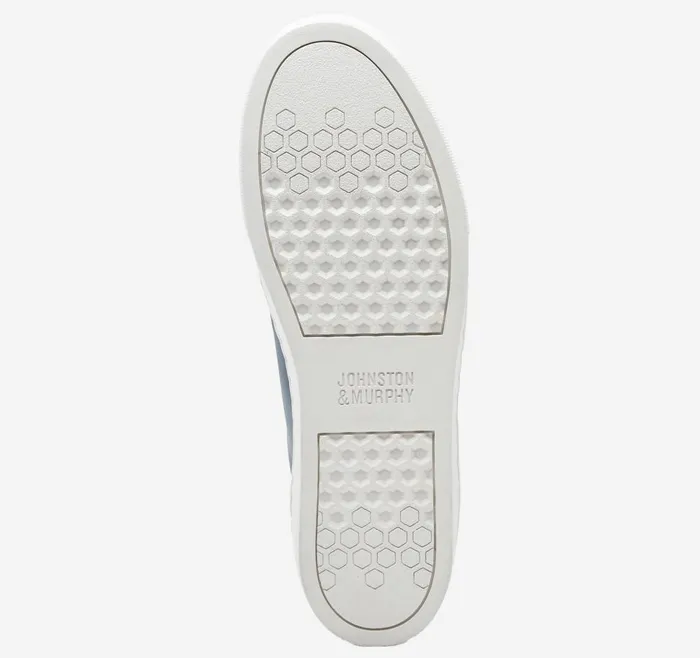 Johnston and Murphy Callie LacetoToe Slate Blue Glove Leather Women Sneakers Johnston and Murphy Callie LacetoToe Slate Blue Glove Leather Women Sneakers