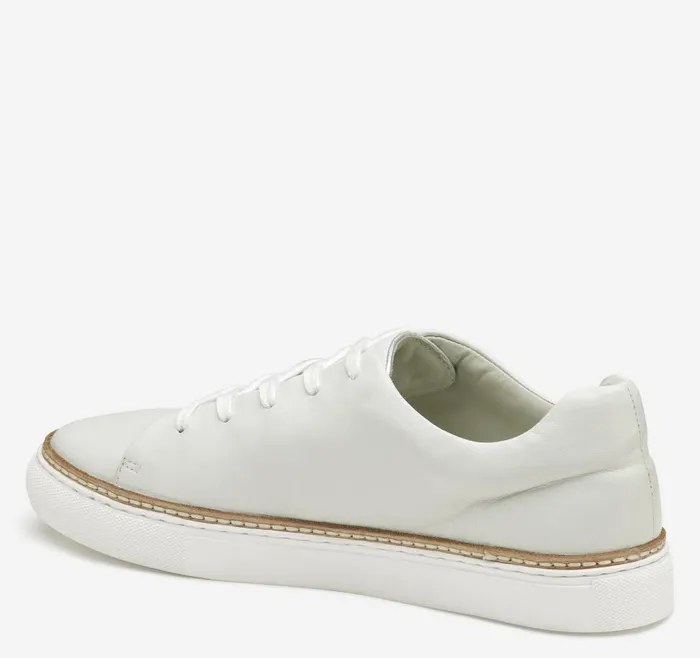 Johnston and Murphy Callie LacetoToe White Glove Leather Women Sneakers Johnston and Murphy Callie LacetoToe White Glove Leather Women Sneakers