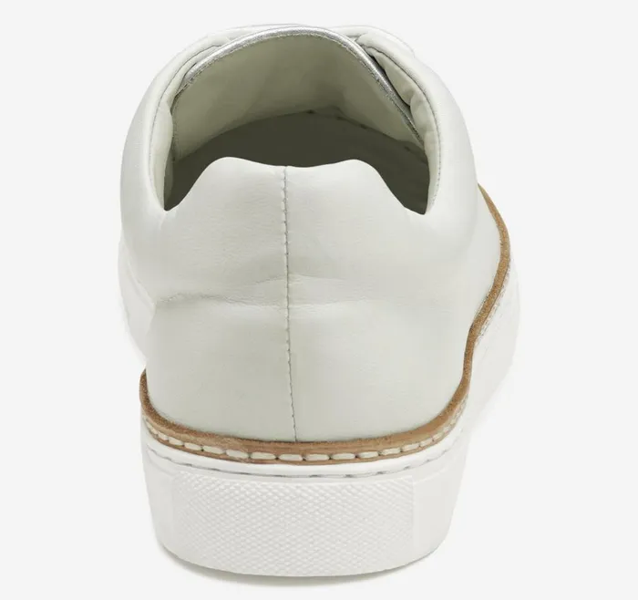 Johnston and Murphy Callie LacetoToe White Glove Leather Women Sneakers Johnston and Murphy Callie LacetoToe White Glove Leather Women Sneakers