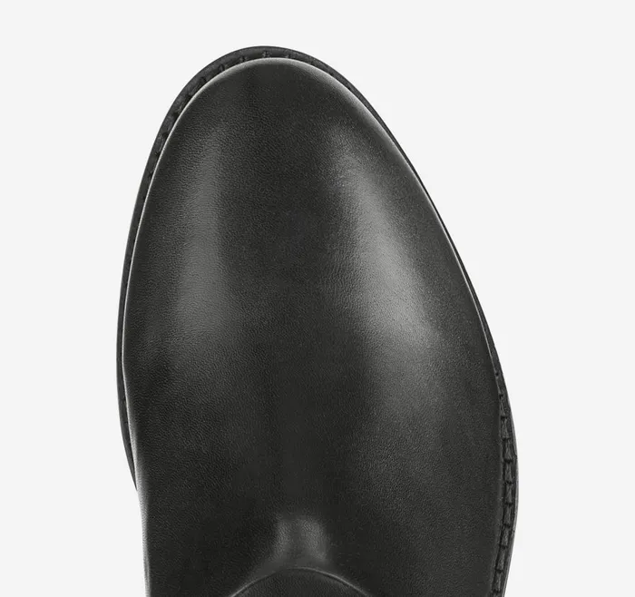 Johnston and Murphy Darby Tall Gore Boot Black Glove Leather Women Boots and Booties Johnston and Murphy Darby Tall Gore Boot Black Glove Leather Women Boots and Booties