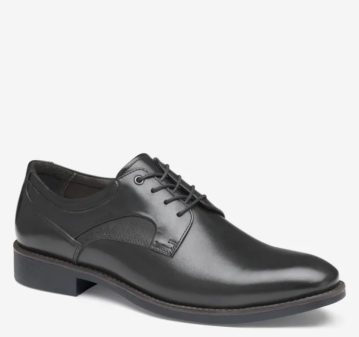 Johnston and Murphy Holcomb Plain Toe Black Waterproof Full Grain Men LaceUps Johnston and Murphy Holcomb Plain Toe Black Waterproof Full Grain Men LaceUps