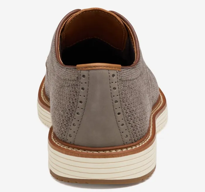 Johnston and Murphy Upton Knit Wingtip Gray Knit Men LaceUps Johnston and Murphy Upton Knit Wingtip Gray Knit Men LaceUps