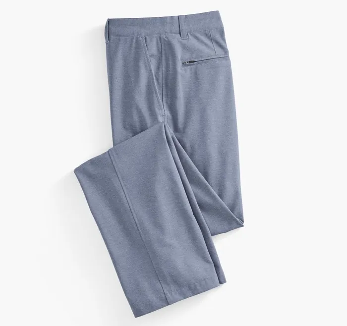 Johnston and Murphy XC4 Performance Pants Heather Blue Men Pants and Jeans Johnston and Murphy XC4 Performance Pants Heather Blue Men Pants and Jeans