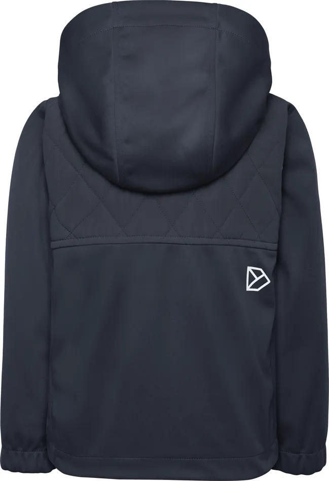 Kids Briska Jacket Navy Didriksons Softshell Jackets