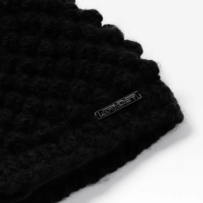 Kids Brrr Berry Pom Black Spyder Hats