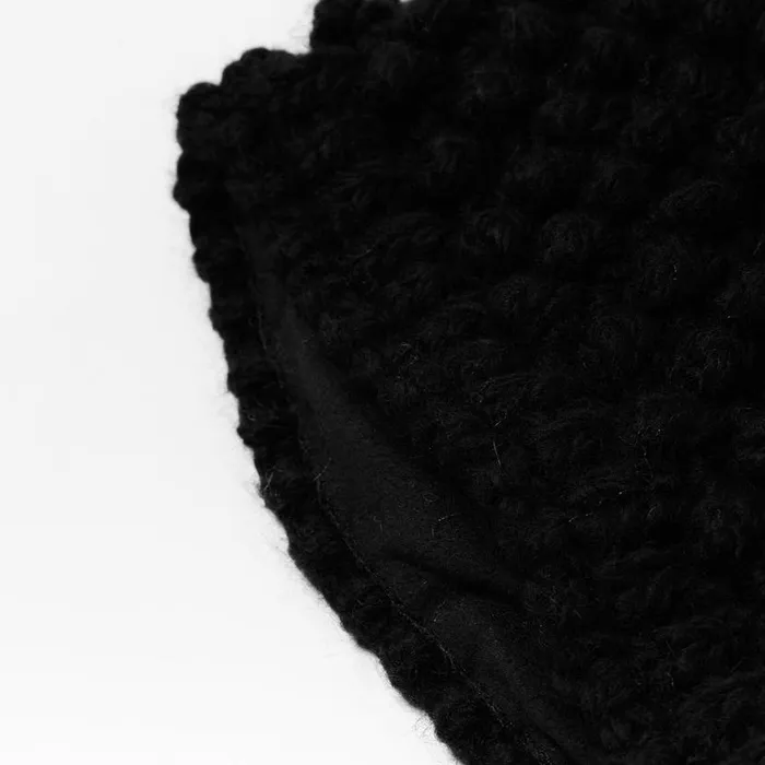 Kids Brrr Berry Pom Black Spyder Hats