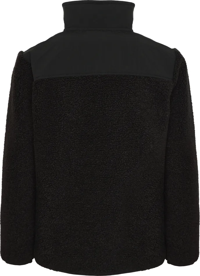 Kids Exa Half Zip Black Didriksons Fleece and Midlayers