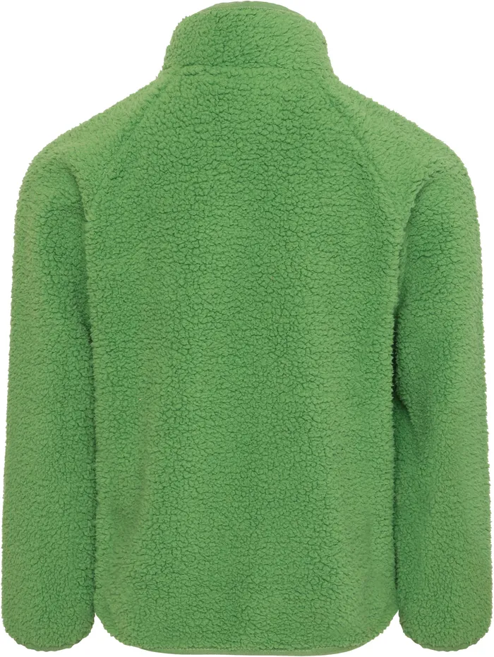 Kids Gibbs FullZip Algae Green Didriksons Fleece and Midlayers