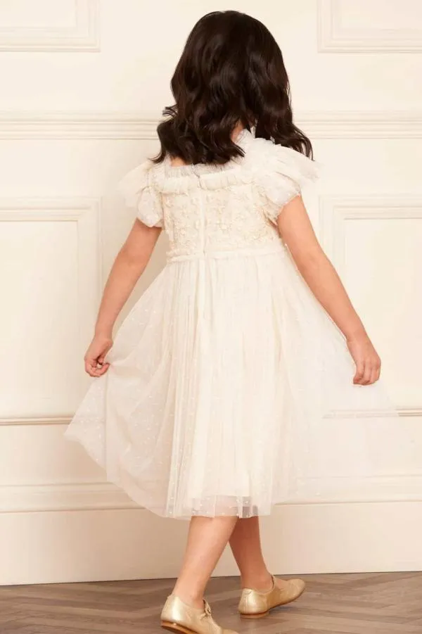 KIDS Needle and Thread Midsummer Lace Bodice Kids Dress Champagne