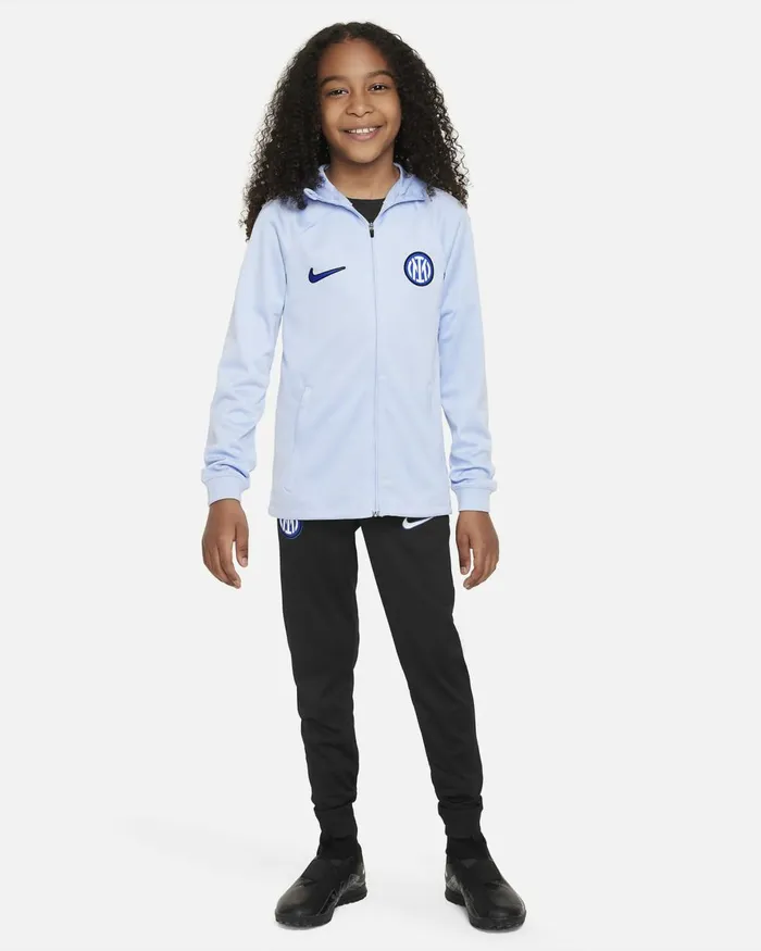 Kids Nike All Clothing Inter Milan Strike Light Marineblacklyon Blue