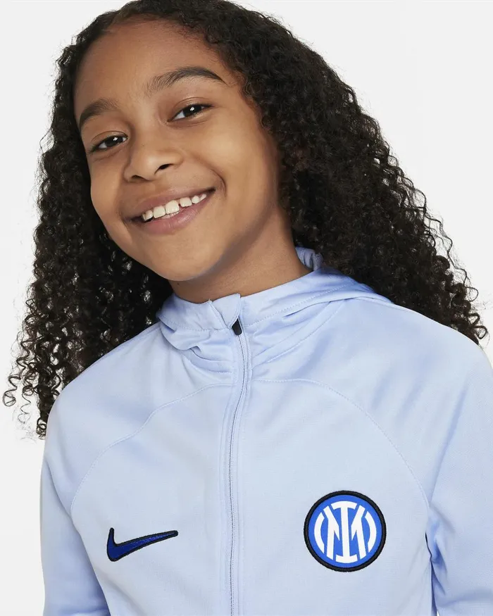 Kids Nike All Clothing Inter Milan Strike Light Marineblacklyon Blue