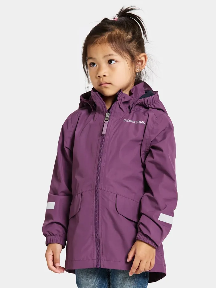 Kids Norma Jacket Grape Didriksons Spring Jackets