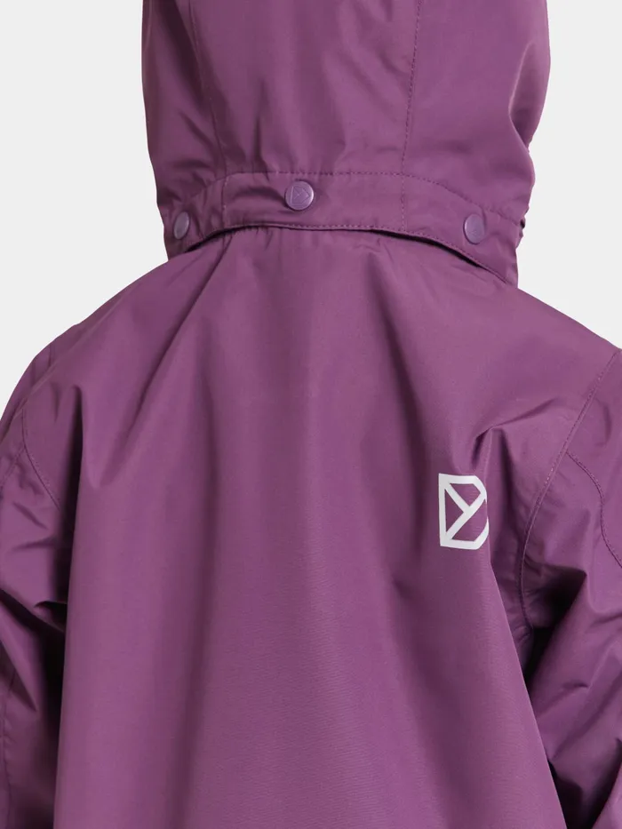Kids Norma Jacket Grape Didriksons Spring Jackets