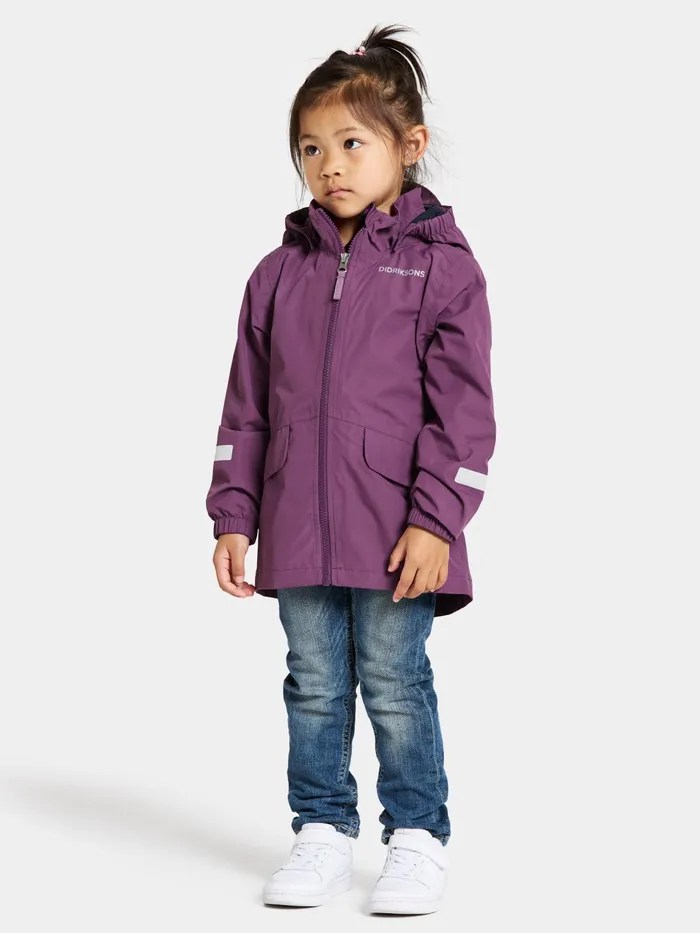 Kids Norma Jacket Grape Didriksons Spring Jackets