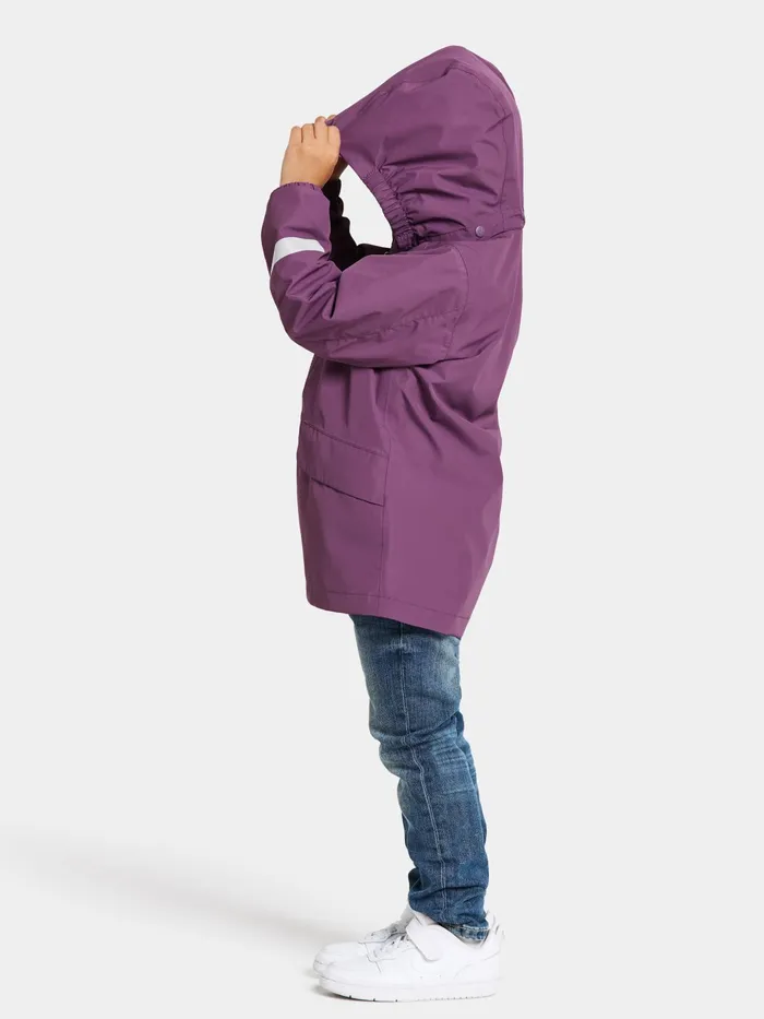Kids Norma Jacket Grape Didriksons Spring Jackets