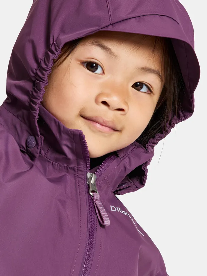 Kids Norma Jacket Grape Didriksons Spring Jackets