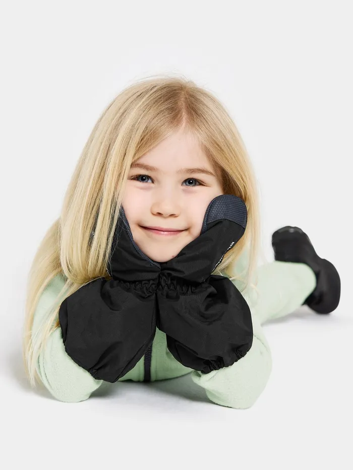 Kids Shell Gloves Black Didriksons Gloves and Mittens