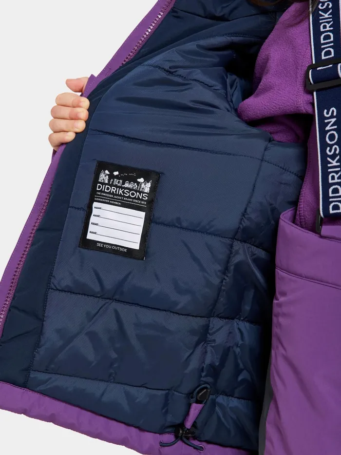 Kids Skare Set Royal Purple Didriksons