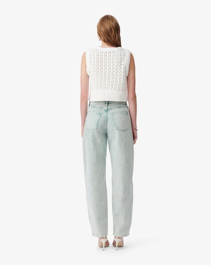 Knits Women IRO CHARLEE SHORT OPENWORK KNIT TOP