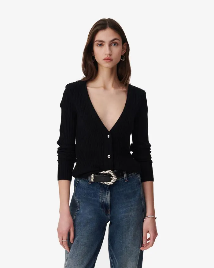 Knits Women IRO DEVORA CASHMERE VNECK CARDIGAN