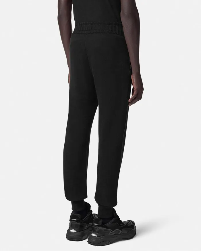 Knitwear Men Versace CashmereBlend Knit Sweatpants Black