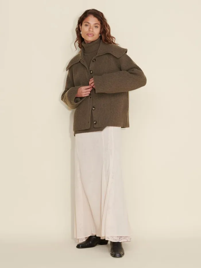 Knitwear Women Holzweiler Colby Knit Cardigan Brown