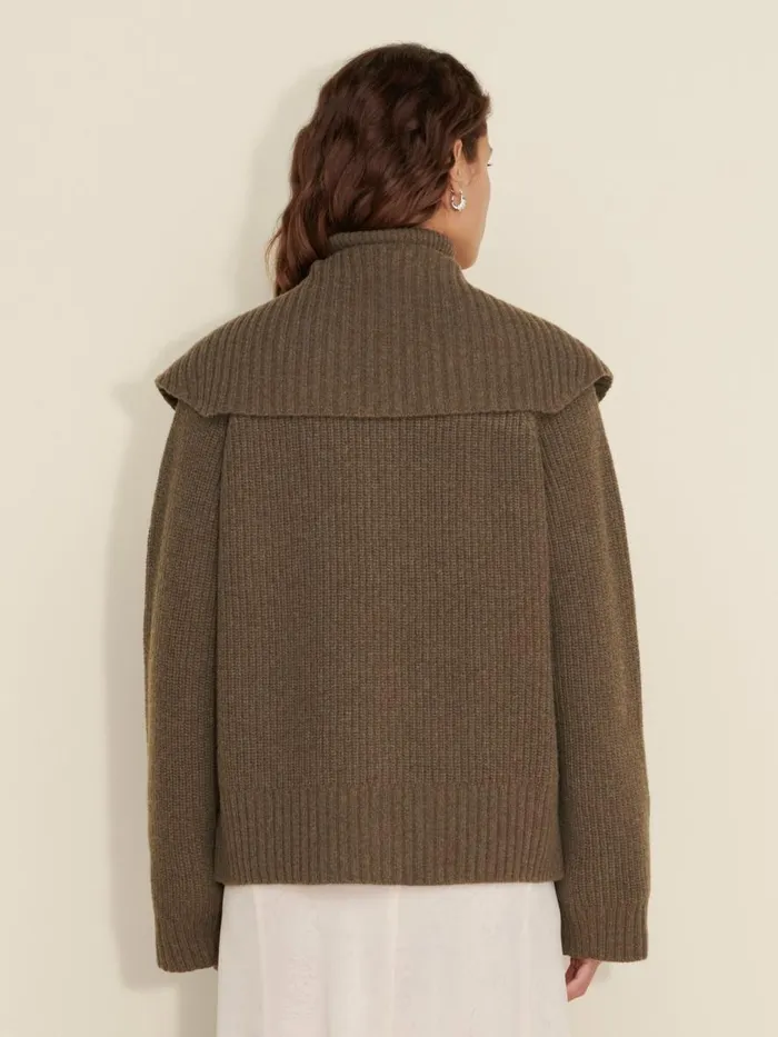 Knitwear Women Holzweiler Colby Knit Cardigan Brown