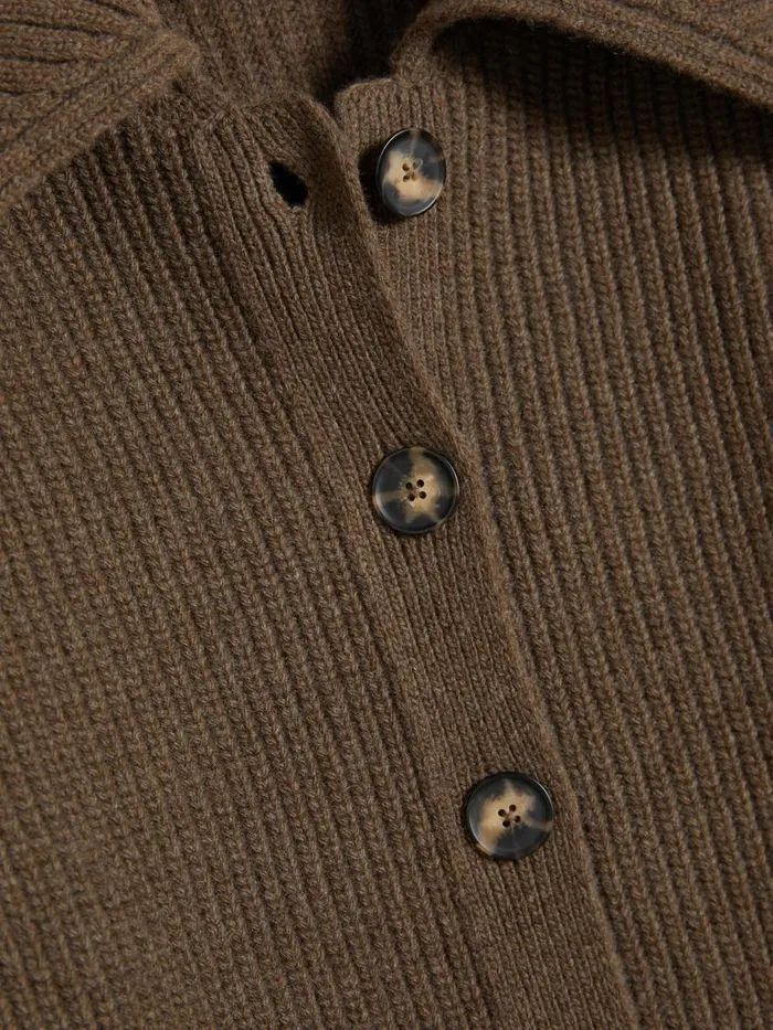 Knitwear Women Holzweiler Colby Knit Cardigan Brown
