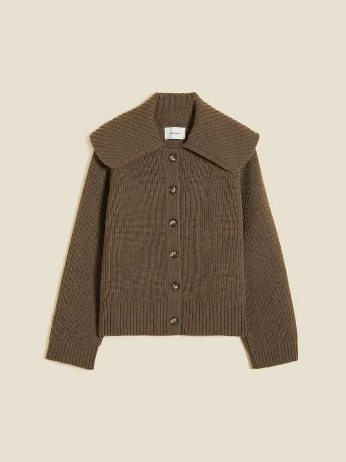 Knitwear Women Holzweiler Colby Knit Cardigan Brown
