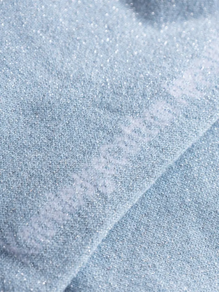 KnowledgeCotton Apparel Accessories Single Pack Glitter Socks Airy Blue 8211 Women KnowledgeCotton Apparel Accessories Single Pack Glitter Socks Airy Blue 8211 Women