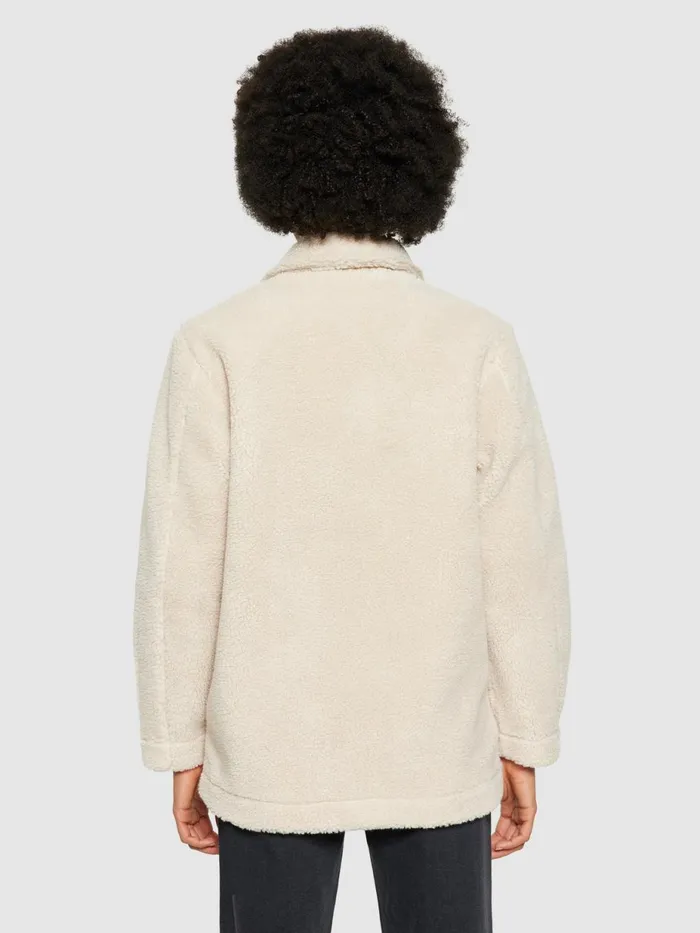 KnowledgeCotton Apparel Fleece Teddy Overshirt Jacket Grsvegan 8211 Women